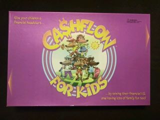 Cashflow For Kids Board Game - Robert Kiyosaki " Rich Dad Poor Dad " Unplayed