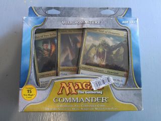 Mirror Mastery Mtg Commander Deck Complete Sleeved With Oversized Cards