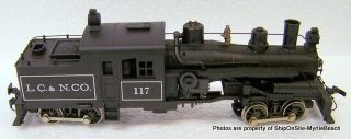 Rivarossi Ho Scale L.  C.  & N.  Co.  Steam Locomotive 117 S&h