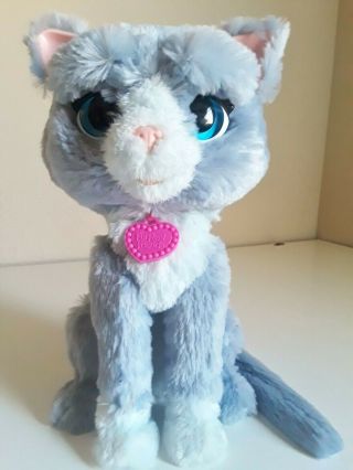 Furreal Friends Bootsie Cat Kitty Pet Purrs,  Meows,  Moves 12 " Tall