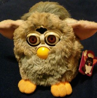 1998 Furby 70 - 800 Gray Wolf And Cocka Doodle Doo