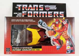 Transformers G1 Commemorative Series I Hot Rod Reissue Figure