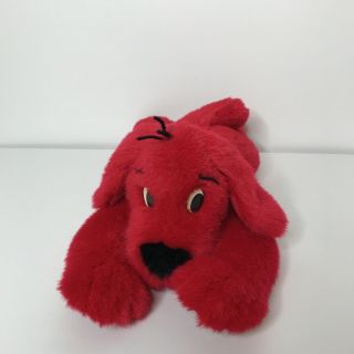 Clifford The Big Red Dog Scholastic Laying Down 15 " Side Kicks Stuffed Animal