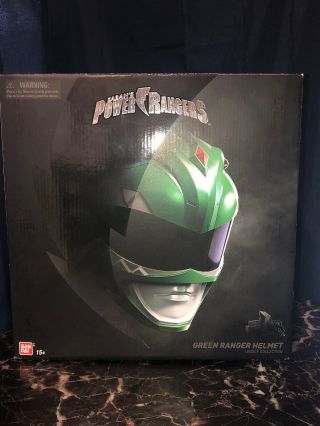 Bandai - Legacy Mighty Morphin Power Rangers Helmet,  Green Ranger