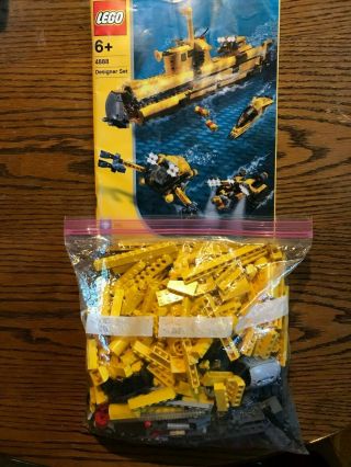 Lego Submarine Set 4888 Complete