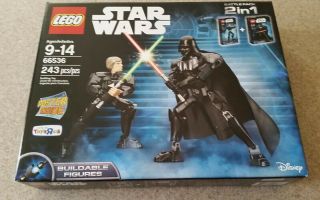 Lego 66536 Star Wars 2 In 1 Battle Pack Luke Skywalker And Darth Vader
