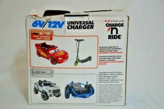 Schumacher CR7 Charge ' n Ride 3 Amp 6/12 Volt Universal Battery Charger Razor 3