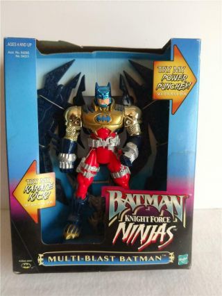 1998 Hasbro Batman Knight Force Ninjas Multi Blast Batman