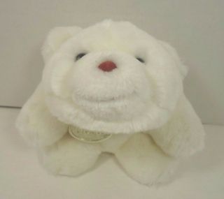 Gund 6 " Snuffles White Polar Bear Plush W Plastic Gund Tag 1980 Stuffed Animal
