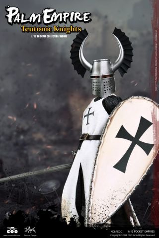 Coomodel Pe001 Pocket Empires Warrior Teutonic Knight 1/12 Figure