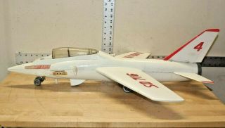Vintage Remco Sky Diver Sd 716 Toy Plastic Jet Plane With Jet Sounds