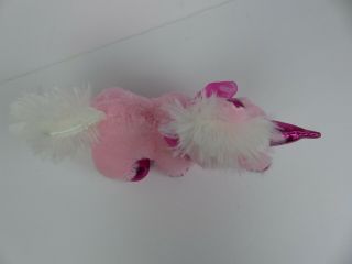 Dan Dee Collectors Choice Small Pink Unicorn Pink Bow Plush Stuffed Animal Toy 2