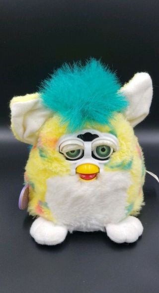 Furby Babies Yellow Confetti W/tags 1999 Tiger Electronics Not