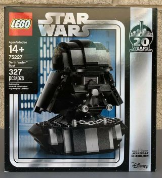 Lego Star Wars Darth Vader Bust 75227 20 Years Target Red Card Exclusive
