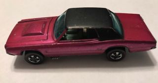 1967 Hot Wheels Custom T - Bird “sweet 16” Dark Pink/red