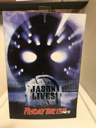 Neca Jason Voorhees Friday The 13th Vi Jason Lives Action Figure Mib Authentic