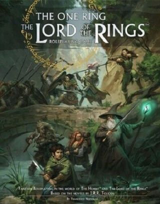 The One Ring Rpg: 2nd Edition Core Rulebook Hardcover Cubicle 7