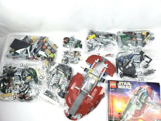 Lego Star Wars Ucs Slave Unsorted And Incomplete With Instructions 75060 Retired
