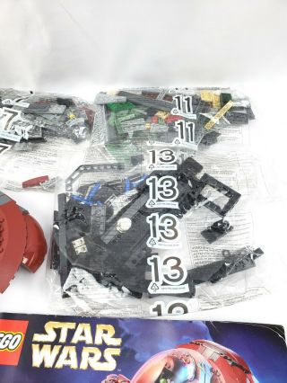 LEGO Star Wars UCS Slave UNSORTED AND INCOMPLETE with Instructions 75060 Retired 6