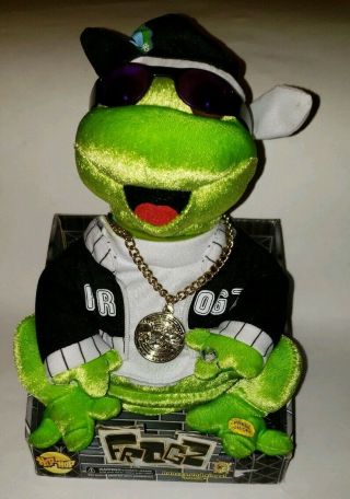 Gemmy 2005 Frogz Rock It Rap It Ribbit Hip Hop Frog Sing Birthday 50 Cent Read