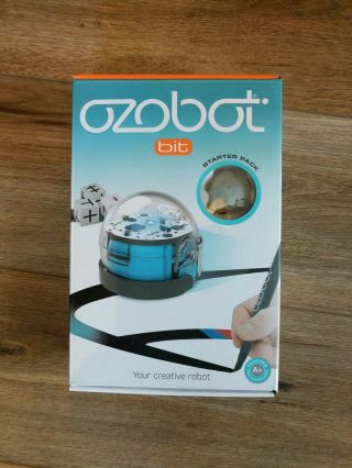 Ozobot Bit Starter Pack,  Smart Robot,  Toy Blue,  Barely,  Educational