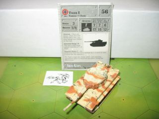 Axis & Allies Eastern Front Tiger I With Card 49/60