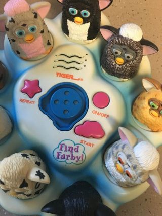Vintage Find Furby Electronic Game with All Figures by Tiger Electronic 6