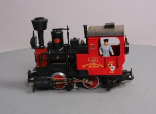 Lgb 2020 0 - 4 - 0 Staintz Steam Locomotive 2 - Red