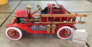 Franklin 1916 Ford Model T Fire Engine Red Truck 1:16 Scale Diecast Model