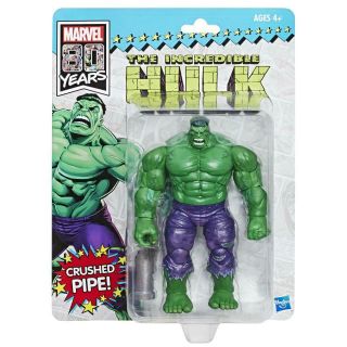 Hasbro Sdcc 2019 Exclusives Marvel 80th Anniversary Vintage Hulk.
