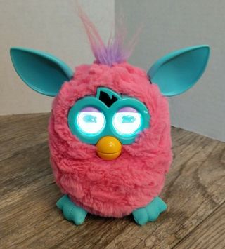 2012 Electronic Furby Doll (cotton Candy),  Made By Hasbro