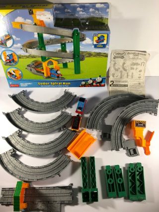 Thomas & Friends Take - N - Play Railway Sodor Spiral Run Train Set Complete