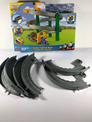 Thomas & Friends Take - n - Play Railway Sodor Spiral Run Train Set COMPLETE 4