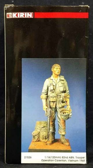 $9.  99 Nr Figure Blowout Kirin Mm097 120mm Resin 82nd Abn Trooper Vietnam 1968