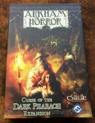 Arkham Horror 2nd Edition: Curse Of The Dark Pharaoh Expansion (non - Revised)