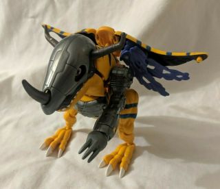 Digimon Digivolving 5 " Greymon Metalgreymon Figure Bandai 1999