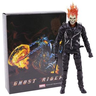 Marvel Ghost Rider Johnny Blaze Pvc Action Figure Collectible Model Toys Gift