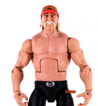 Hulk Hogan Wwe Mattel Elite 34 Wrestling Action Figure Wcw Nwo Hollywood_s82