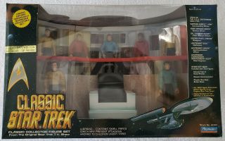 Star Trek Classic Collector Figure Set From The Star Trek Tv Show