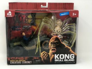 King Kong Skull Island Articulated Spider Creature Contact Figure Set