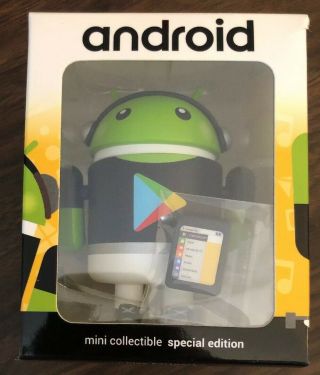 Rare Play Partners Android Mini Collectible Google Special Edition Figure