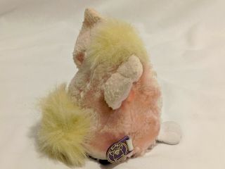 1999 Tiger Electronics Pink White Furby Baby Yellow Hair Not A5 3
