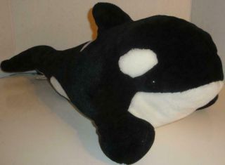 Official Sea World Shamu Orca Killer Whale 15 " Plush Big Stuffed Animal Doll Toy