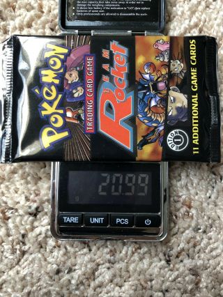 Pokemon 1st Edition Team Rocket Booster Pack (heavy ? ?)