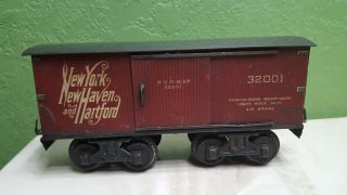 Bing Gauge 1 Prewar Tin Litho 550 32001 Toy Train Box Car York Haven Old