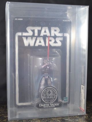 Star Wars Darth Vader York Toy Fair Exclusive Afa 85 2002 Silver Fan Club