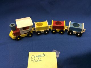 Fisher Price Complete Train Only From Amusement Park 932 1963