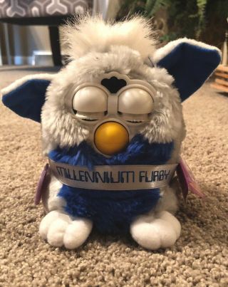 Millennium Year 2000 Furby Special Limited Edition 75,  285 Of 250,  000