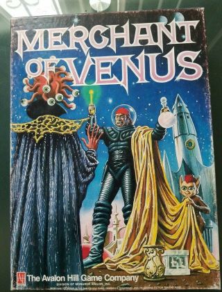 Merchant Of Venus Avalon Hill Game Pre - Owned Complete