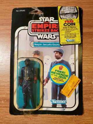 1982 Vintage Star Wars Empire Strikes Back Bespin Security Guard Action Figure